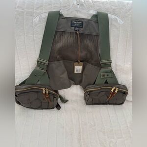Filson Green Fly Fishing Strap vest